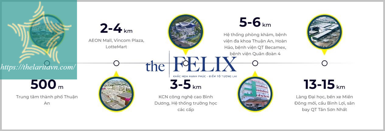 Tiện ích Ngoại Khu Tại The Felix Thuan An