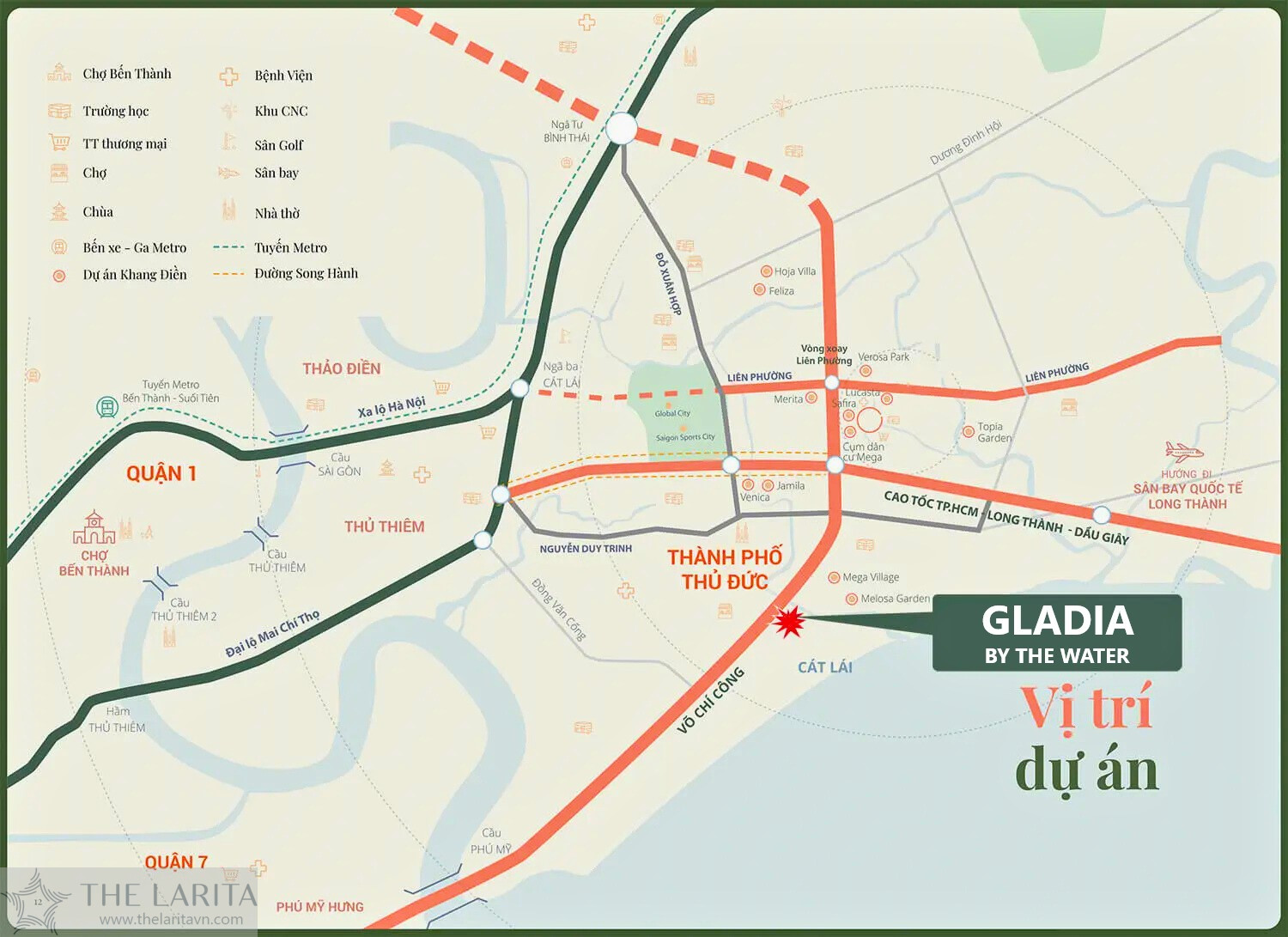Vị Trí Gladia
