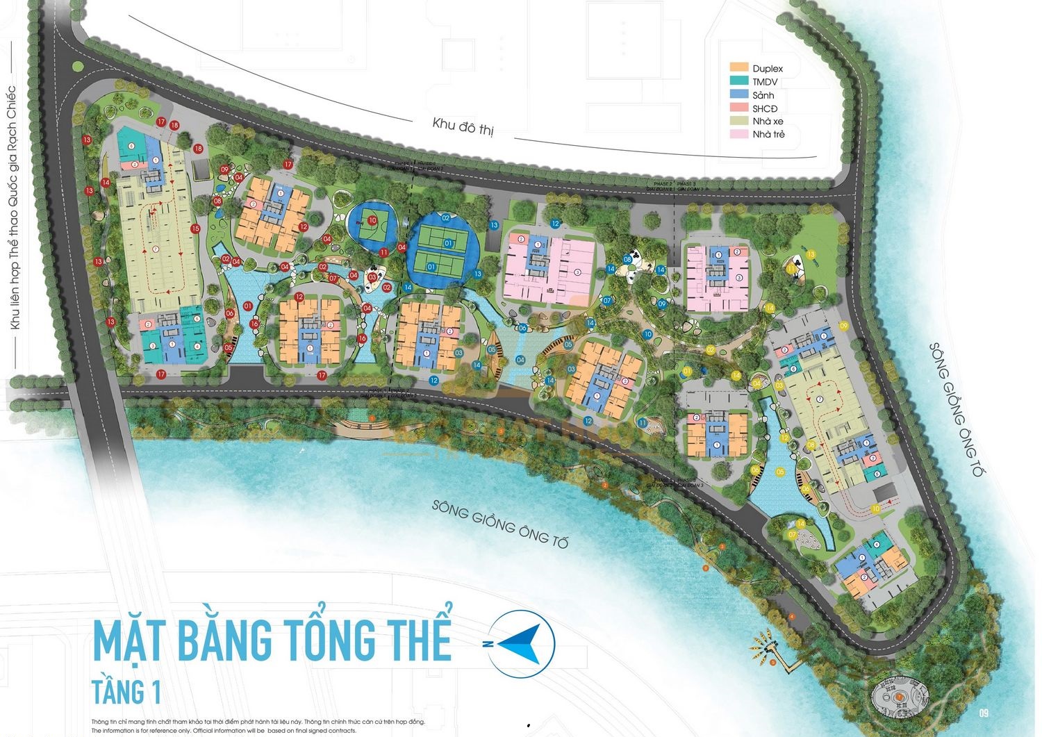 Tổng mặt bằng dự án căn hộ chung cư THE PRIVE QUẬN 2